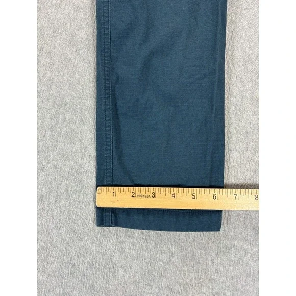 Vuori Ripstop Climbing Hiking Organic Cotton Pants (Men's Large) Blue